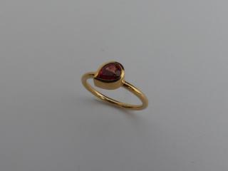 Bague saphir rouge