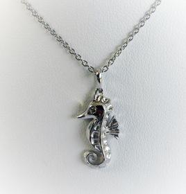 Bestiaire  pendentif hippocampe