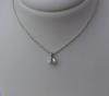 Pendentif solitaire diamant 0.15ct