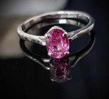 Autres Pierres : Pierres Fines de couleur Bague or rose