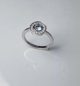 Bague  Aigue marine 