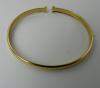 Bracelet or jaune semi rigide