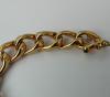 Bracelet massif maille gourmette