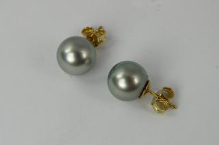 Boucles d'oreilles perles de tahiti