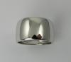 Bague  or blanc jonc