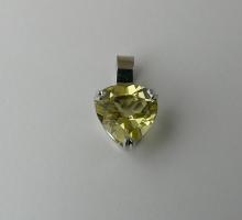  Pendentif Quartz cobalt fin