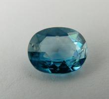 Pierres prcieuses et pierres fines de couleurs Zircon bleu du CAMBODGE