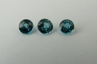 Zircon bleu du CAMBODGE