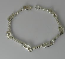 argent Bracelet argent Ligne DE PERCIN