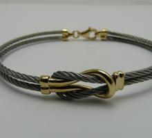 Or Bracelet or et acier