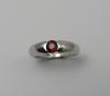 Bague grenat rouge