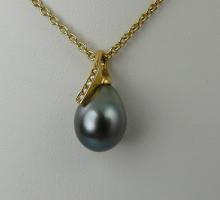 Perle de Tahiti Pendentif Perle de Tahuti