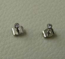 Diamants boucles d'oreilles clous