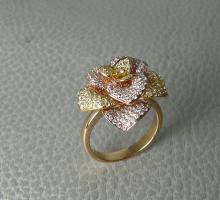 Bagues diamants et solitaires Bague fleur vendome