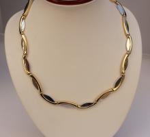 Or Collier Bicolore