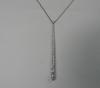Pendentif cravate dimants
