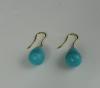 Boucle d'oreille Turquois gouttes