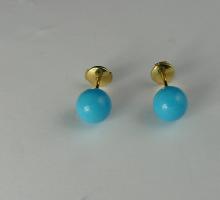 Pierres fines Boucles d'oreilles Turquoise ARIZONA