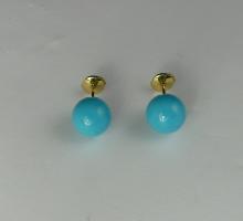 Pierres fines Boucles d'oreilles Turquoise ARIZONA