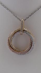 Pendentif diamants